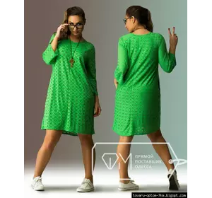 Платье  133 зеленое